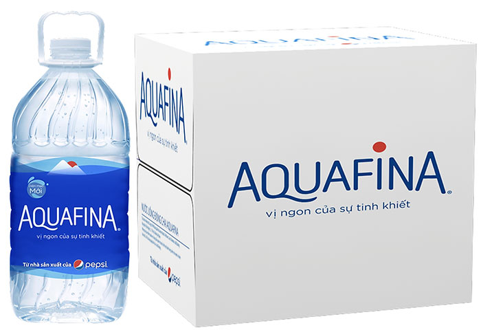 Nước Aquafina 5L (5 lít x 4 chai) - NuocSuoi.VN