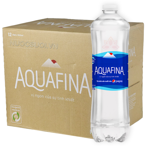 nước Aquafina 1.5L, thùng 12 chai, Aquafina, 1.5L, nước suối, Pepsi, nước suối đóng chai, freeship tại TPHCM, nước đóng chai, nước tinh khiết