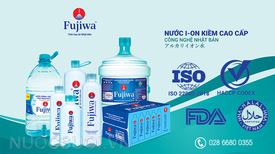 Nước ion Fujiwa - Nước ion kiềm cao cấp - Freeship!