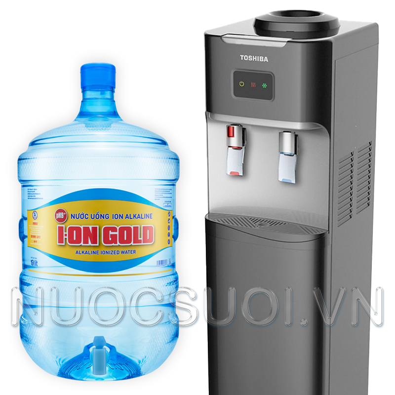 nước ion Gold 20L, ion Gold, ion Gold bình 19L, freeship tại TPHCM, nước bình 20L, nước ion kiềm