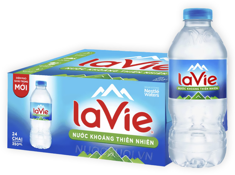 Nước Lavie 350ml (Thùng 24 chai) - NuocSuoi.VN