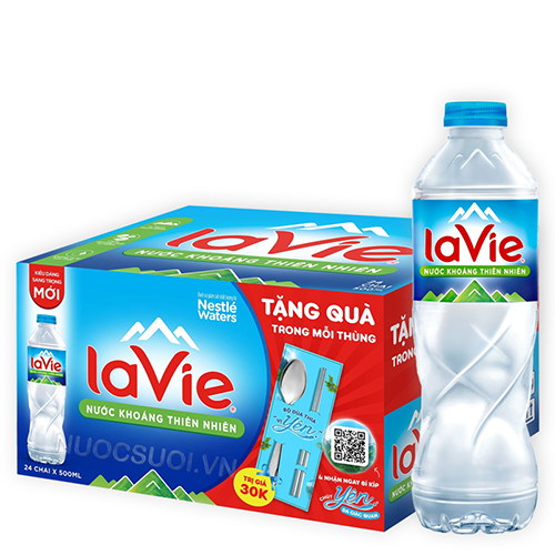 Nước Lavie 500ml (Thùng 24 chai) - NuocSuoi.VN