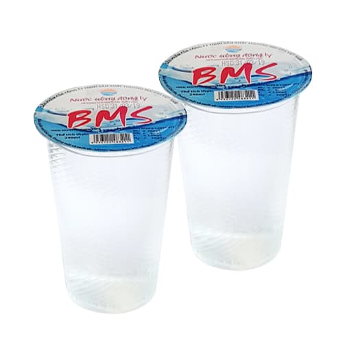 Nước uống đóng ly BMS 240ml