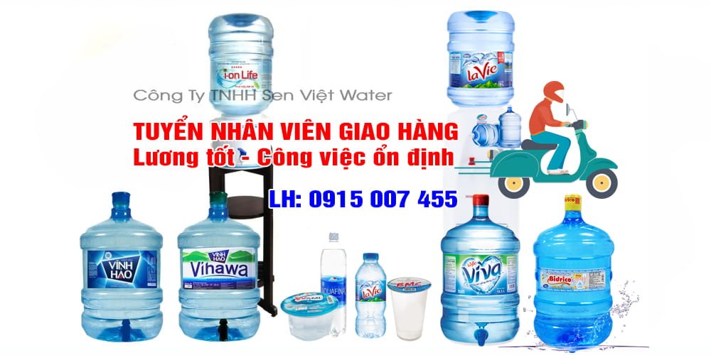 Tuyển nhân viên giao nước suối