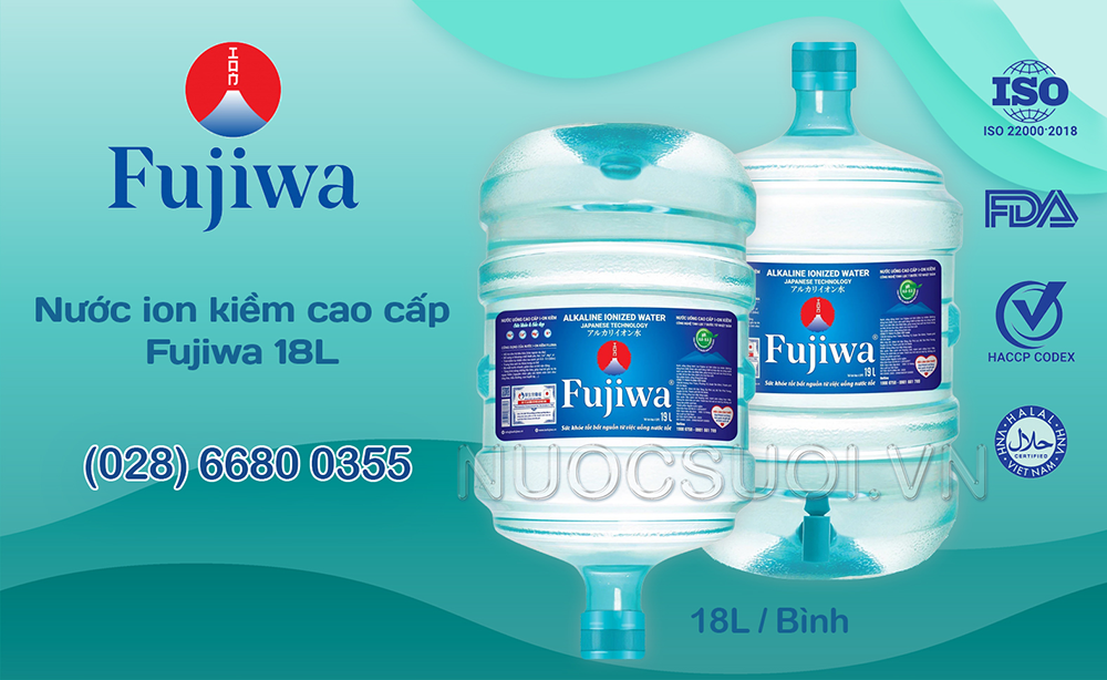 nước ion Fujiwa 20l, nước ion Fujiwa 19l, nước ion Fujiwa 18l, nước bình 20l, Fujiwa, Fujiwa Việt Nam, nước ion kiềm Fujiwa, nước ion kiềm cao cấp Fujiwa